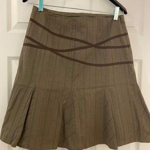 A-line Green Skirt